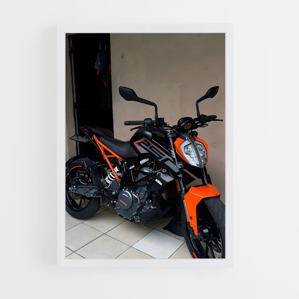 Poster élégant duc – affiche KTM Moto (vue 3)